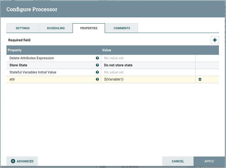 Apache NiFi, Variables Reference