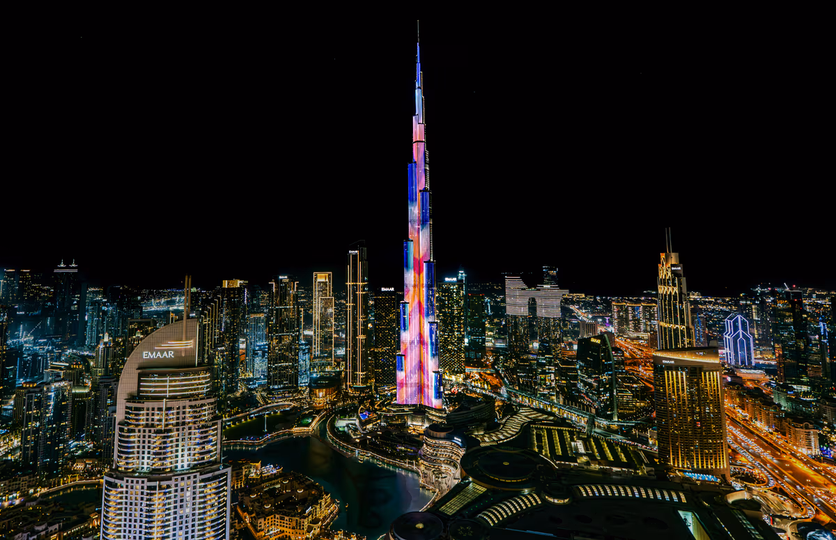 El Burj Khalifa, el edificio más alto del mundo con 828 metros